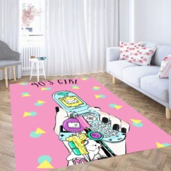 90s Girl Fashion Nova Carpet Rug