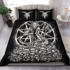 Satanic Goat Skull 3 Piece Duvet Set