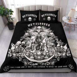 Skull Metalbreed Throne 3 Piece Duvet Set