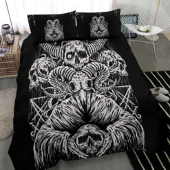 Satanic Skull Demon 3 Piece Duvet Set