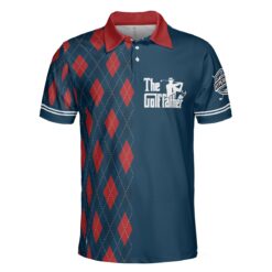 Best Papa By Par Argyle Pattern Custom Polo Shirt Personalized Polo Shirt Best Golf Shirt For Men - Dream Art Europa