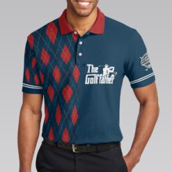 Best Papa By Par Argyle Pattern Custom Polo Shirt Personalized Polo Shirt Best Golf Shirt For Men - Dream Art Europa