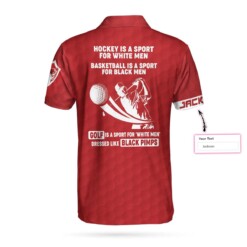 Black Pimps Sunday Red American Flag Golf Custom Polo Shirt Personalized Shirt For Golfers - Dream Art Europa