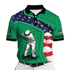 Golf Polo Shirt Premium American Cool Old Man Golf Polo Shirts Multicolor Personalized Golf Shirt Patriotic Golf Shirt For Men