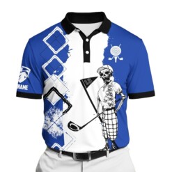 Golf Polo Shirt Premium Cool Mr Bones Golf Polo Shirts Multicolored Personalized Golf Shirt Patriotic Golf Shirt For Men