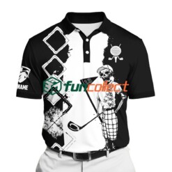 Golf Polo Shirt Premium Cool Mr Bones Golf Polo Shirts Multicolored Personalized Golf Shirt Patriotic Golf Shirt For Men