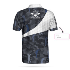 Hitting Booms Camo Pattern Custom Polo Shirt Personalized Golf Pattern Polo Shirt Best Golf Shirt For Men - Dream Art Europa