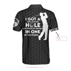 I Got A Hole In One Custom Polo Shirt Personalized Golf American Flag Polo Shirt Cool Golf Shirt For Men - Dream Art Europa