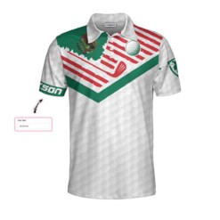 Mexico Flag Worlds Okayest Golfer Custom Polo Shirt Personalized Golf Shirt For Mexican Golfers Basic Golf Shirt - Dream Art Europa