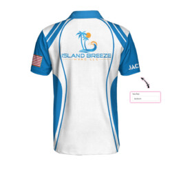 Personalized Island Breeze Golf Custom Polo Shirt - Dream Art Europa