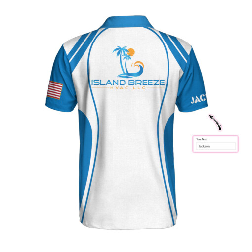 Personalized Island Breeze Golf Custom Polo Shirt