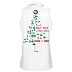 Personalized Name All I Want For Christmas Is A Hole In One Custom Polo Shirt - Dream Art Europa