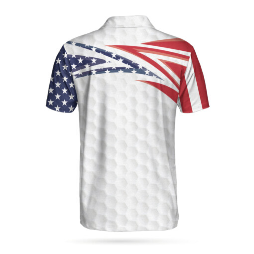 The Nineteenth Hole Custom Polo Shirt Personalized American Flag Golfer Polo Shirt Best Golf Shirt For Men