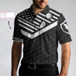 The Older I Get Custom Polo Shirt Personalized Black American Flag Polo Shirt Best Golf Shirt For Men - Dream Art Europa