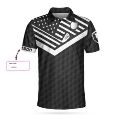 To Find A Mans True Character American Flag Custom Polo Shirt Personalized Golf Shirt For Men - Dream Art Europa