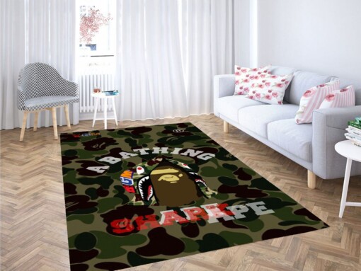 A Bathing Shark Ape Carpet Rug