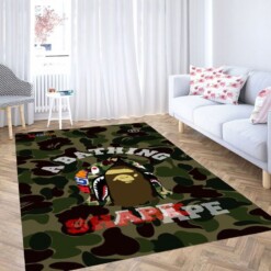 A Bathing Shark Ape Living Room Modern Carpet Rug