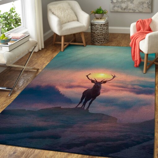 A Lonely Deer Area Limited Edition Rug