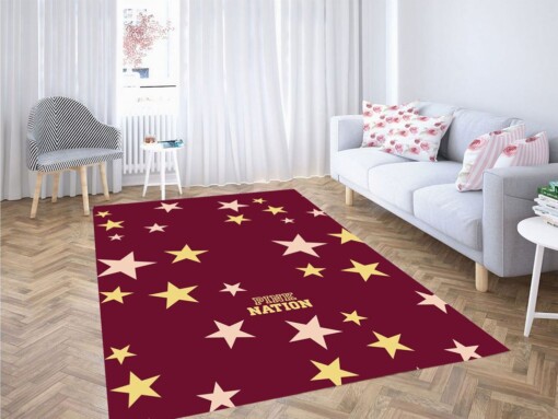 A Lot Of Star Pink Nation Living Room Modern Carpet Rug