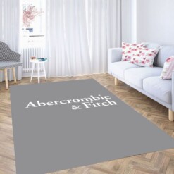 Abercrombie Fitch Simple Font Logo Carpet Rug