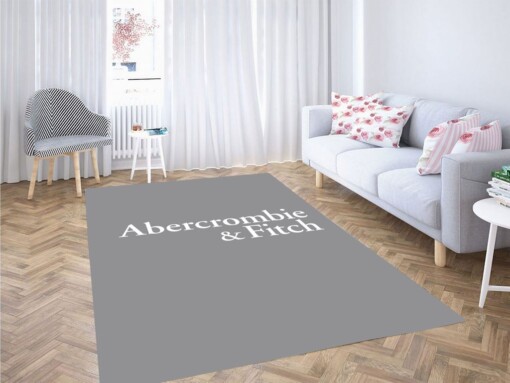 Abercrombie  Fitch Simple Font Logo Living Room Modern Carpet Rug