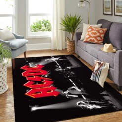 Acdc Band New Red Carpet Floor Area Rug