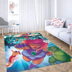 Action Comic Teen Titans Carpet Rug