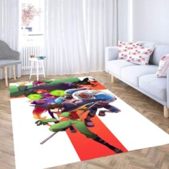 Action Teen Titans Cartoon Carpet Rug