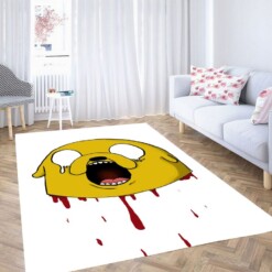 Adventure Time Bloody Surprising Living Room Modern Carpet Rug