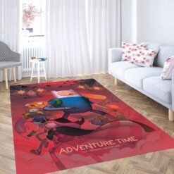 Adventure Time Wallpaper Living Room Modern Carpet Rug