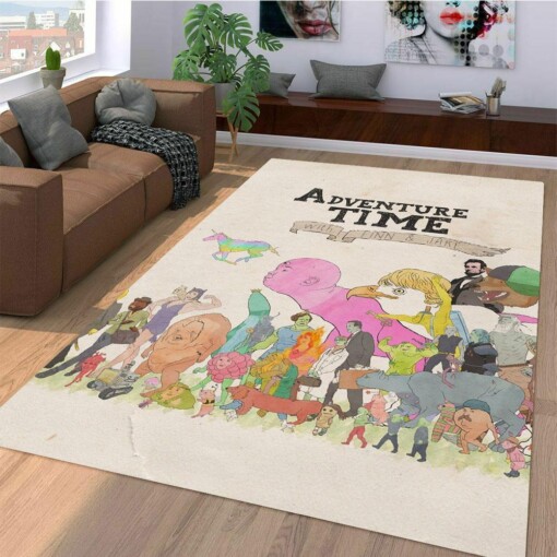 Adventure Time With Finn And Jake Area Rug