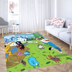 Adventure Time World Living Room Modern Carpet Rug