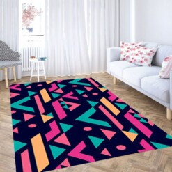 Aesthetic Background Living Room Modern Carpet Rug