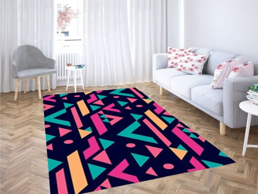 Aesthetic Background Living Room Modern Carpet Rug