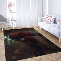 Aesthetic Cyberpunk Concept Carpet Rug