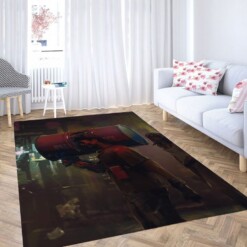 Aesthetic Cyberpunk Concept Living Room Modern Carpet Rug