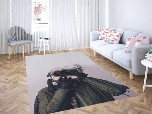 Aesthetic Wallpaper Astronaut Living Room Modern Carpet Rug