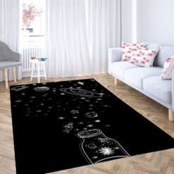 Aethetic Galaxy Carpet Rug