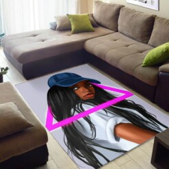 African American Beautiful Melanin Beauty Girl Design Floor Themed Rooms Ideas Rug