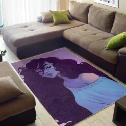 African American Pretty Melanin Afro Girl Themed Living Room Rug