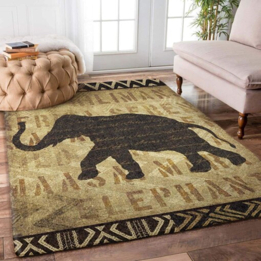 African Elephant Limited Edition Rug