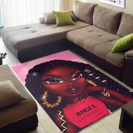 African Pretty Melanin Poppin Girl Carpet Design Themed Rooms Ideas Rug