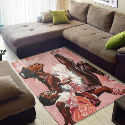 African Pretty Melanin Woman American Carpet Afrocentric Living Room Ideas Rug