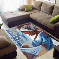 Afrocentric Pretty Black Woman With Afro African Carpet Themed Decorating Ideas Rug