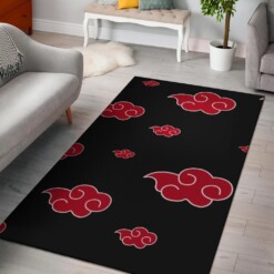 Akatsuki Cloud Naruto Area Rug