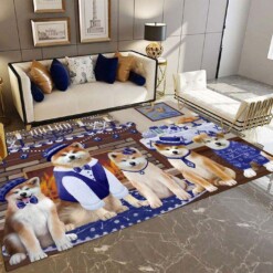 Akita Happy Hanukkah Rectangle Limited Edition Rug