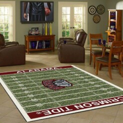 Alabama Crimson Tide Home Field Area Limited Edition Rug