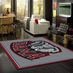 Alabama Football Team Spirit Nice Gift Area Limited Edition Rug