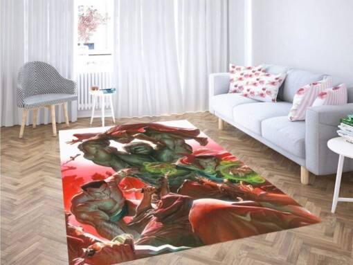 Alex Ross Marvel Carpet Rug