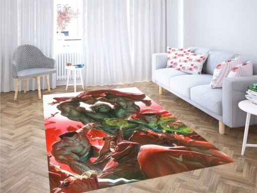Alex Ross Marvel Living Room Modern Carpet Rug